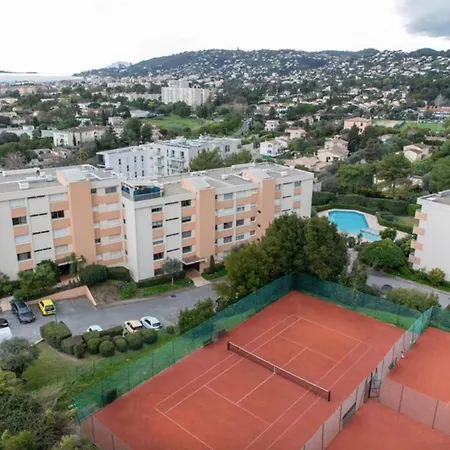 Lovely 48 M2 Appt With Sea View And Swimming Pool Apartament