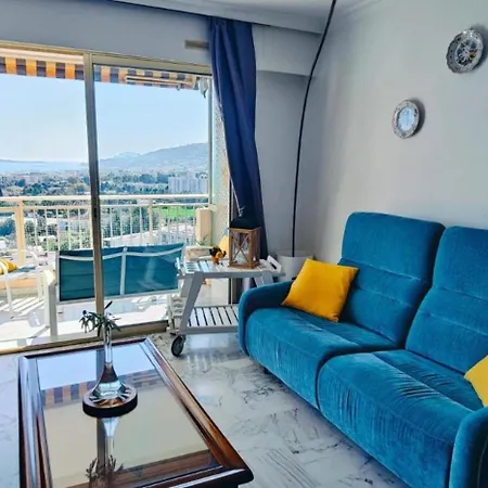 Apartamento Lovely 48 M2 Appt With Sea View And Swimming Pool Antibes