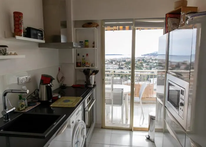 Apartamento Lovely 48 M2 Appt With Sea View And Swimming Pool Antibes