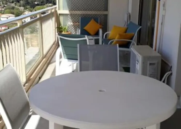 Διαμέρισμα Lovely 48 M2 Appt With Sea View And Swimming Pool Αντίμπ
